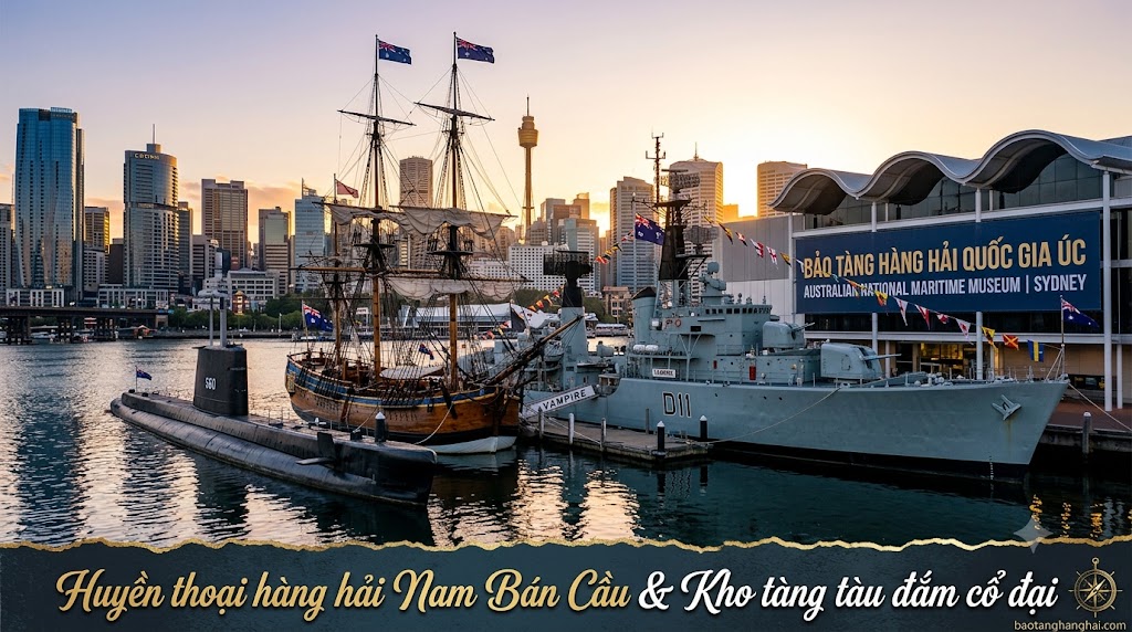 Bảo tàng Hàng hải Quốc gia Úc: Nơi hội tụ của những hạm đội huyền thoại và ký ức hàng hải Nam Bán Cầu